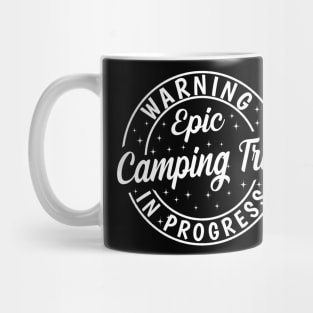 Funny Warning Epic Camping Trip 2023 Matching Cousin Crew Mug